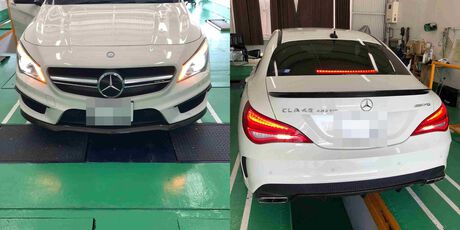 H26　メルセデスベンツ　CLA45　AMG　車検（バッテリー）