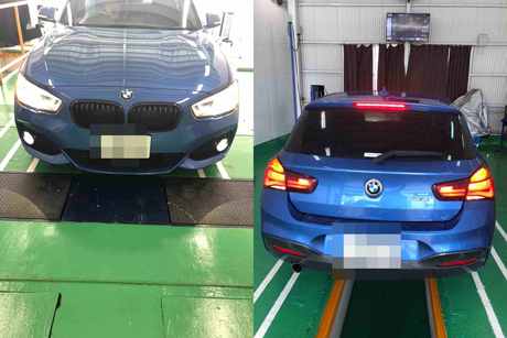 R1　BMW　118ｄ　車検（エンジンオイル、オイルエレメント、ブレーキオイル）