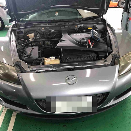 H15　マツダ　RX-8　バッテリー交換