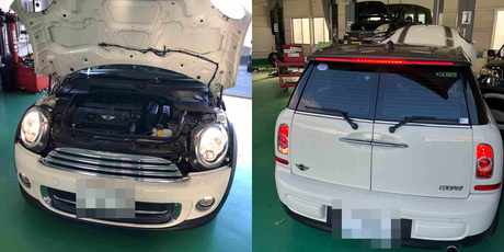 Ｈ25　ＢＭＷ　ＭＩＮＩ　安心点検、エンジンかからない、バッテリー