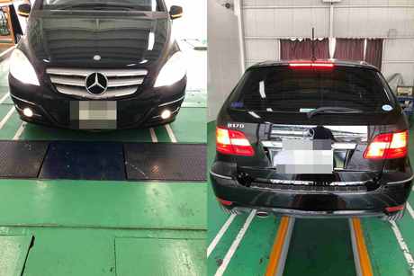 H21　メルセデスベンツ　B170　車検(エンジンオイル、ブレーキオイル、メンテナンスキット、ブレーキランプ球）