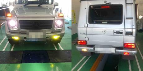 H27　メルセデスベンツ　Ｇ350　車検（Ｏ2センサー）