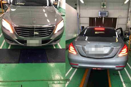 Ｈ27　メルセデスベンツ　Ｓ550ロング　車検（タイヤ、ファンベルト）