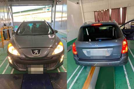 H22　プジョー　車検整備（チェックランプ、プラグ、タイロッドエンド、ベルト、オイル）