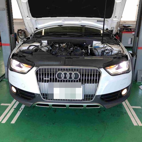 H25　アウディ　Ａ4　エンジンチェックランプ点灯（カムシャフトセンサー）