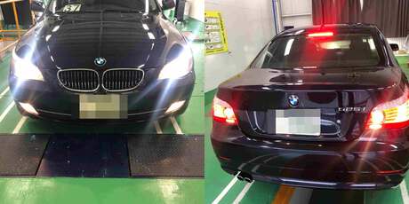H21　ＢＭＷ　525i 車検（オイル漏れ）