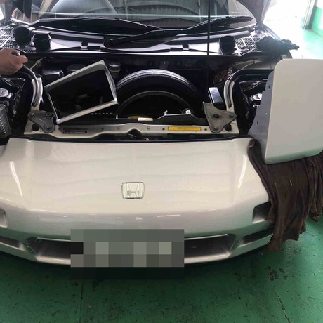 H3　ホンダ　ＮＳＸ　ヘッドライト球交換
