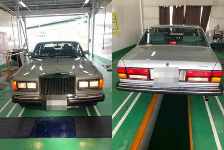 H1　ロールスロイス　車検（バッテリー、エンジンオイル、オイルエレメント、下廻り洗浄、ブレーキオイル）