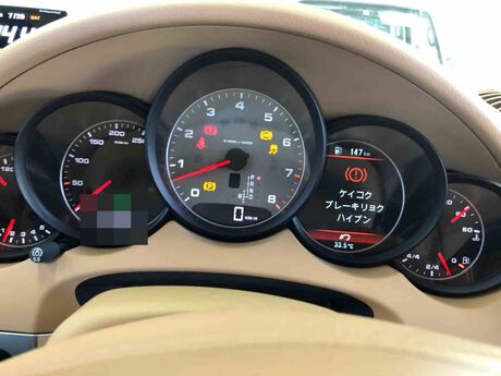 H23　ポルシェ　カイエンS　チェックランプ点灯（ABS、横滑り、ブレーキランプ）