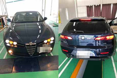 H22　アルファロメオ　159　車検整備