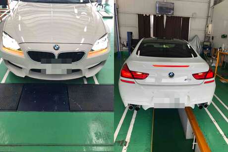 Ｈ25　ＢＭＷ　Ｍ6　車検（エアコンフィルター、ブレーキオイル、エンジンオイル）