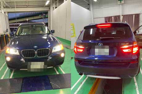 H24 ＢＭＷ Ｘ３ 車検整備（ブレーキオイル、エアコンフィルター、ワイパー）