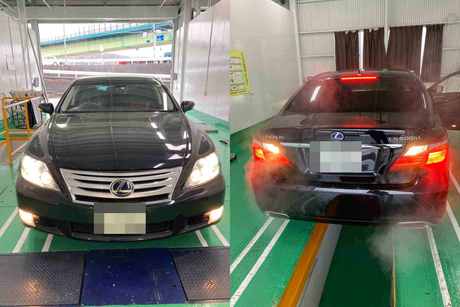 H22　レクサス　LS600　1年点検（バッテリー）