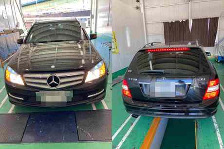 H23　メルセデスベンツ　C200CGIステーションワゴン　車検（ブレーキオイル、ブレーキメンテナンスキット）