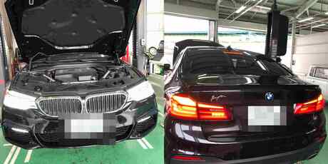Ｈ30　ＢＭＷ　530i　1年点検（ブレーキパッド、パッドセンサー）