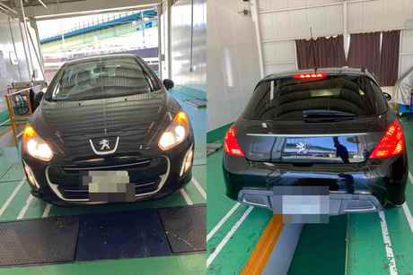 H26　プジョー　308　1年点検（スピードセンサー、LLC、オイル）