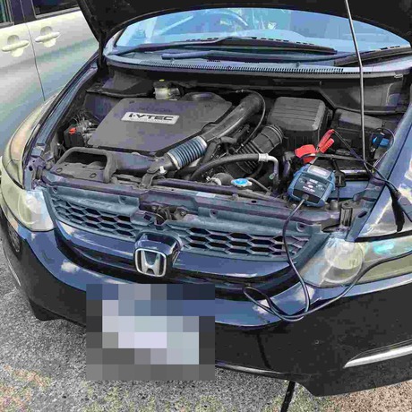 Ｈ18　ホンダ　オデッセイ　エンジン始動不良、水漏れ修理