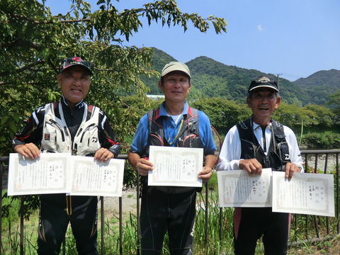 組合員鮎友釣り大会が行われました