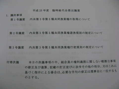 臨時総代会が開催されました