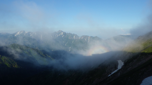遠見尾根ー五竜岳ー唐松岳ー八方尾根の山旅