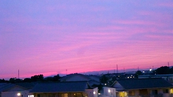お散歩Ｔｉｍｅはピンクのお空♪