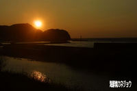 宇久須川夕景