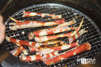今夜は焼きガニ