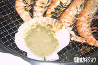 今夜は焼きガニ
