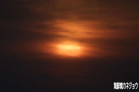 1月10日の夕陽