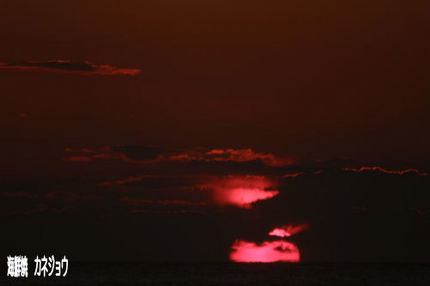 2月4日の夕陽
