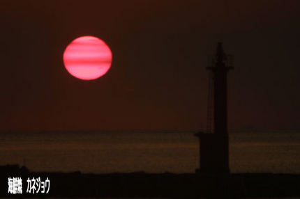 10月１６日の夕陽１