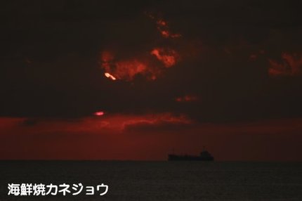 ２日の夕陽１