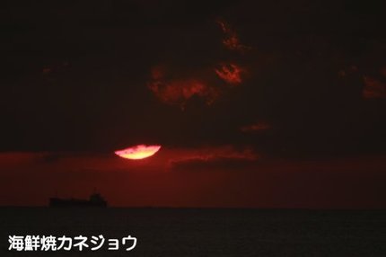 ２日の夕陽１