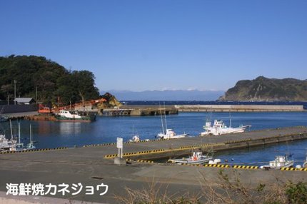 宇久須港の朝２１日