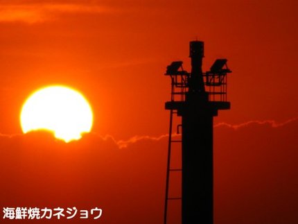 宇久須港夕景１６日