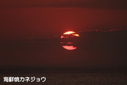 西伊豆の夕陽２日