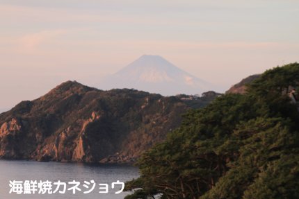 黄金崎からの富士山