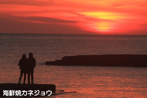 １２日の夕景