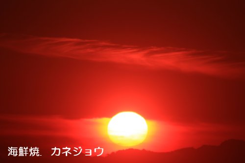 西伊豆の夕陽