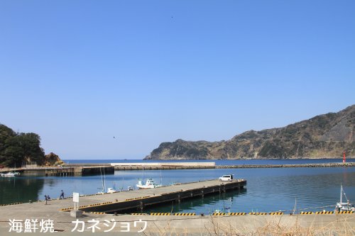 １日の宇久須港
