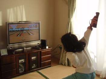 Ｗｉｉでボウリング～♪♪