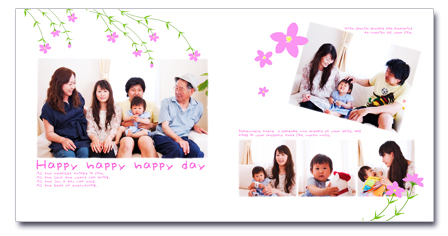 亜莉寿ちゃん1才と家族の写真集