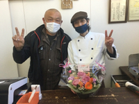 毎度　お世話になってます〜　二階のパン屋いふりいとさん開店おめでとうございます❣️ 2022/01/20 13:42:11