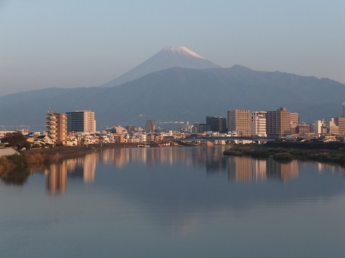 今朝の富士山