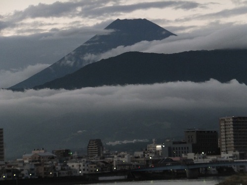17：40の　富士山