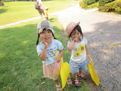 NPO法人メープル　親子教室　　【夏の遠足・・・ヤクルト工場＆運動公園】