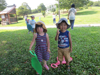 NPO法人メープル　親子教室　　【夏の遠足・・・ヤクルト工場＆運動公園】