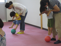たっちのルミ子先生　⇒　親子体操！！