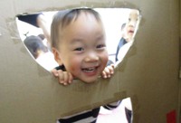 ☆新聞紙を使って・・・☆
