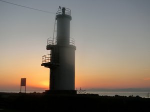 夕暮れの戸田御浜岬